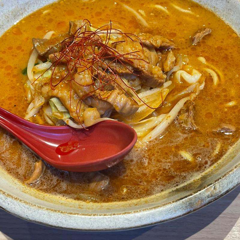 牛もつラーメン(麺屋・國丸。靱公園前店)