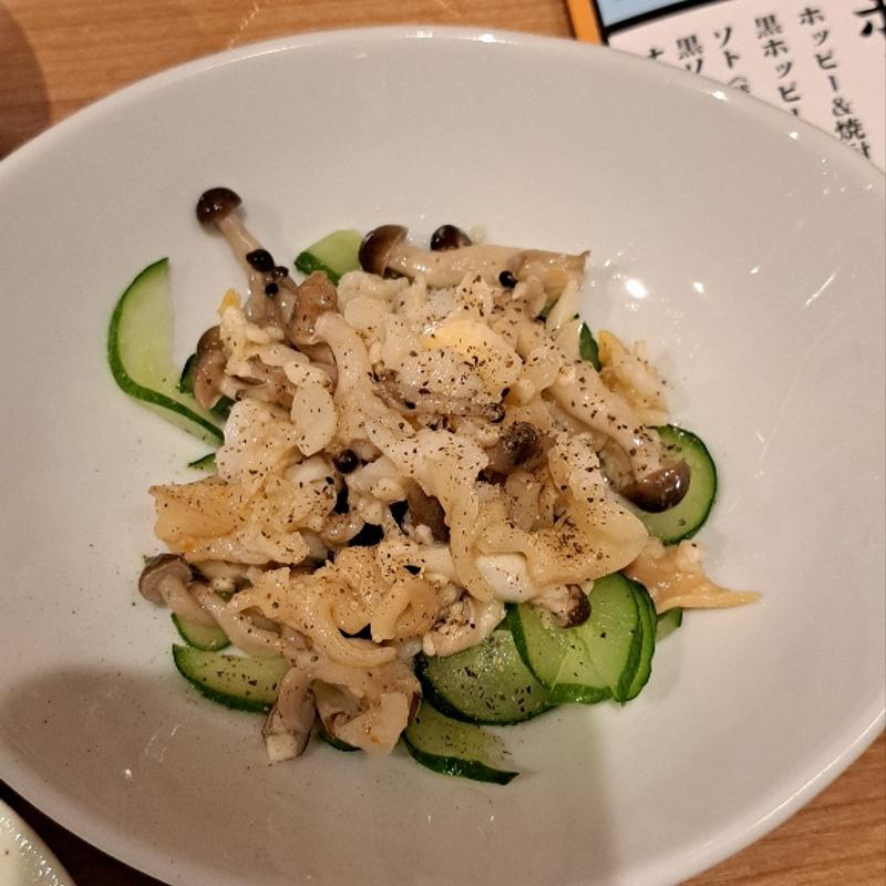 つぶ貝のアヒージョ風(ミライザカ 久茂地 国際通り店)