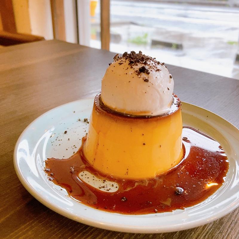 自家製カスタードプリン(マイカフェ)