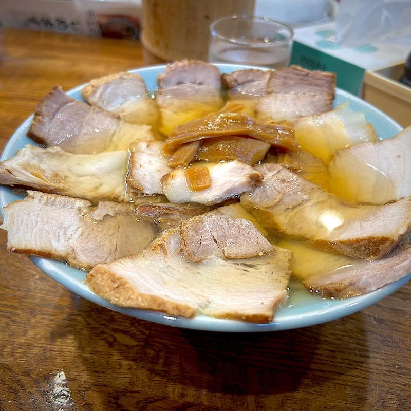 ダブルチャーシューラーメン(丸信ラーメン 駅前店 （まるしんらーめん）)