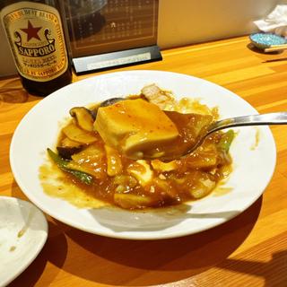 豆腐と豚肉のうま煮(中華 有昌)