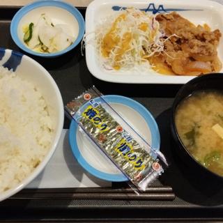 特朝牛皿定食(松屋 青砥店)