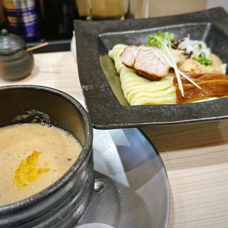 トリュフと帆立濃厚鶏つけ麺(ラーメン専科 竹末食堂)