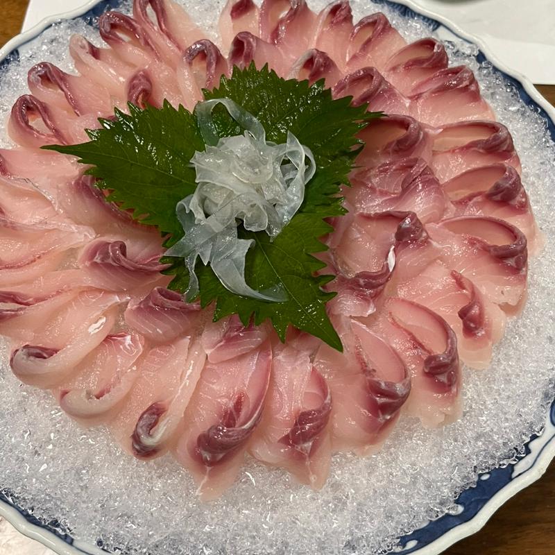 鯉の洗い定食(創作川魚料理　料亭 龍泉荘 )