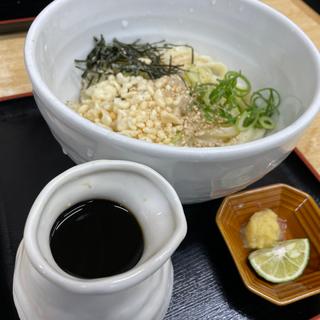 チキンカツ定食とぶっかけ冷(讃岐うどん 美曽乃)