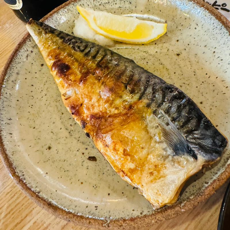 朝食　ザバの塩焼き(熱海銀座おさかな食堂はなれ)