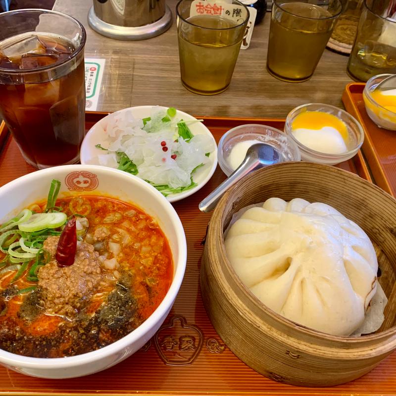 香家レディースランチ(極上担々麺 香家 エソラ池袋店)