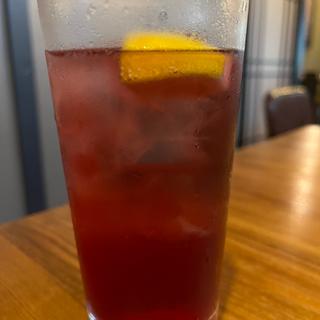 自家製ブルーベリー酒(大衆ビストロ　瓦屋ROOT)