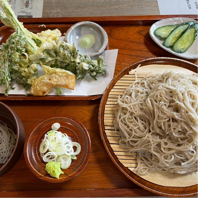 天ざるそば　中盛(くるまや（水車） )