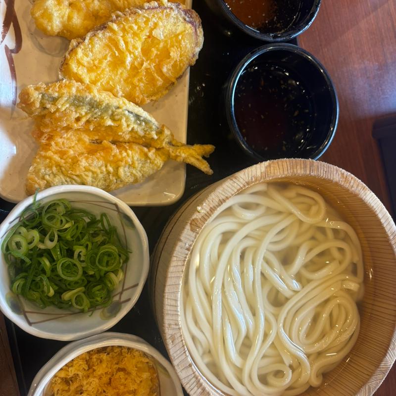 釜揚げうどん(丸亀製麺安城)