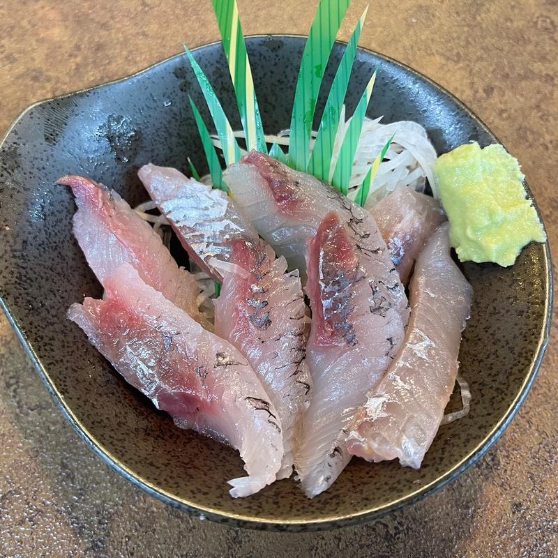 とび魚刺身(酒蔵 石松)