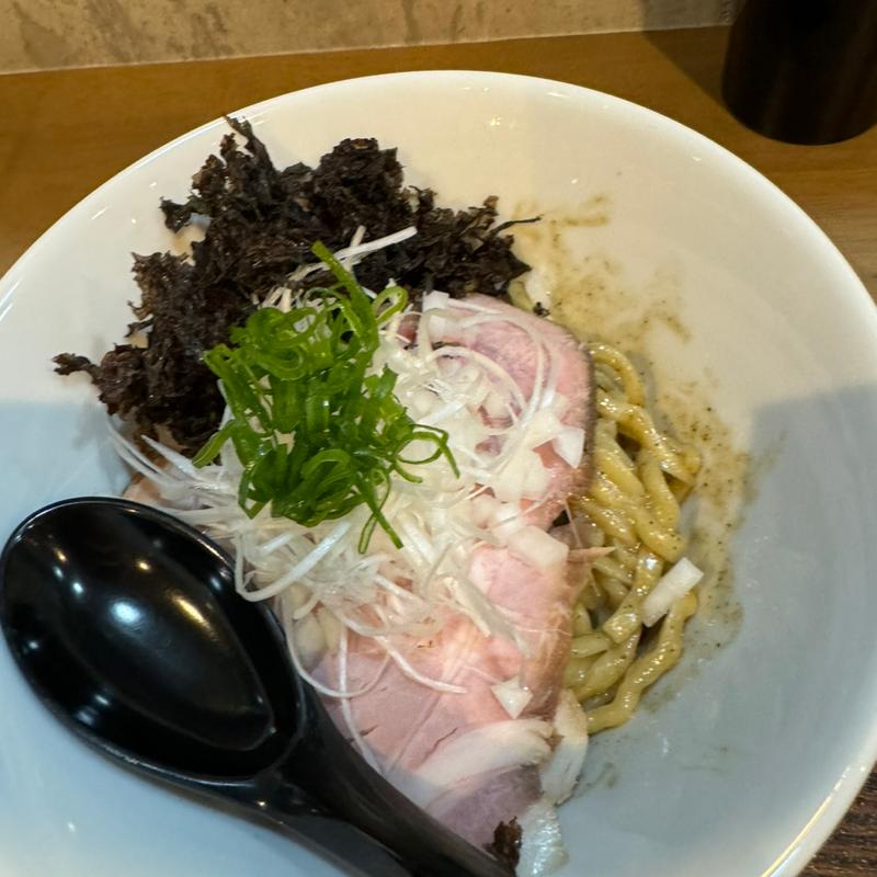 濃厚煮干しまぜそば(夜空と大地sake＆noodle)