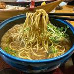 名物 男の肉そば(ひまわり)