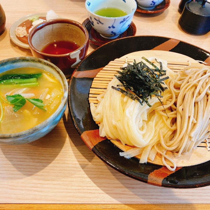 相盛　+   けんちん汁(手打ちそば 志な乃)