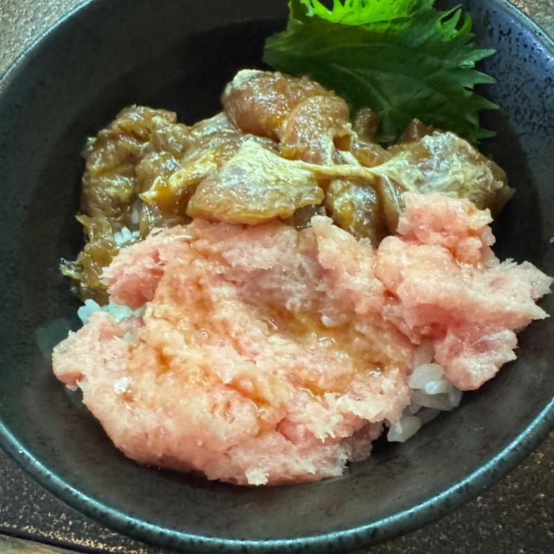 大トロ＆ネギトロ(2番ライト煮干男（ニボメン）)