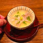 初夏の先附_蛤の玉〆め
