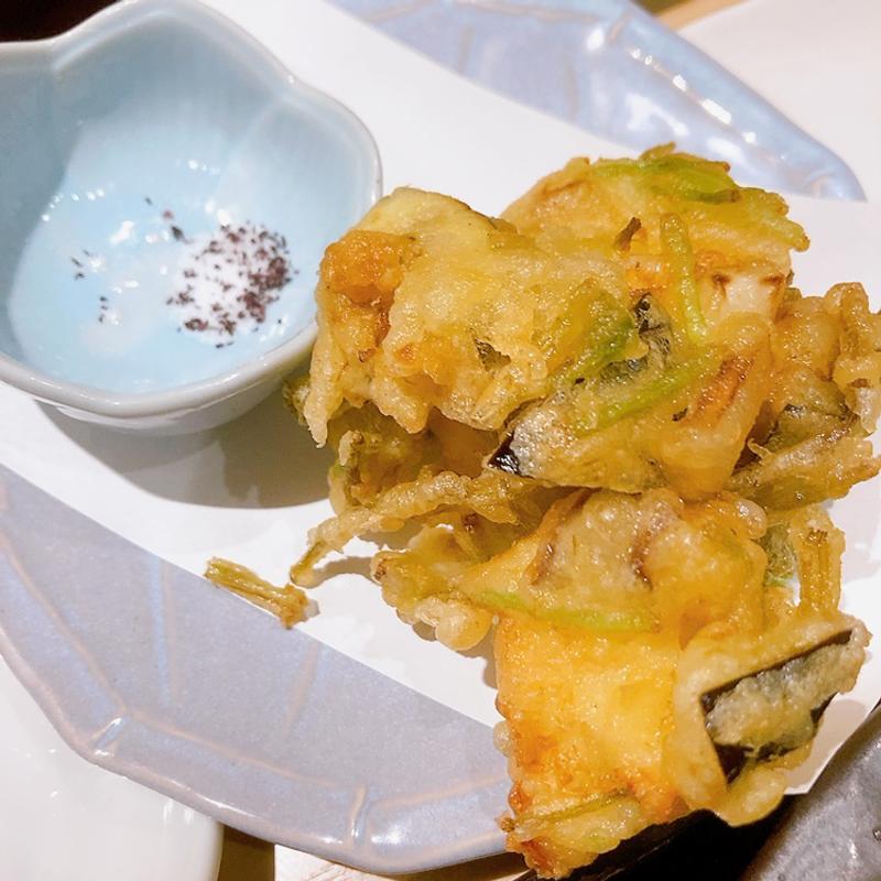 かき揚げ（ランチセット）(そば康五郎)