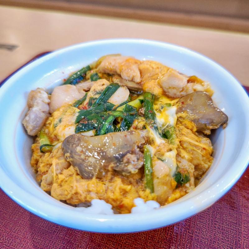 レバニラ親子丼(なか卯 横浜六ツ川店)