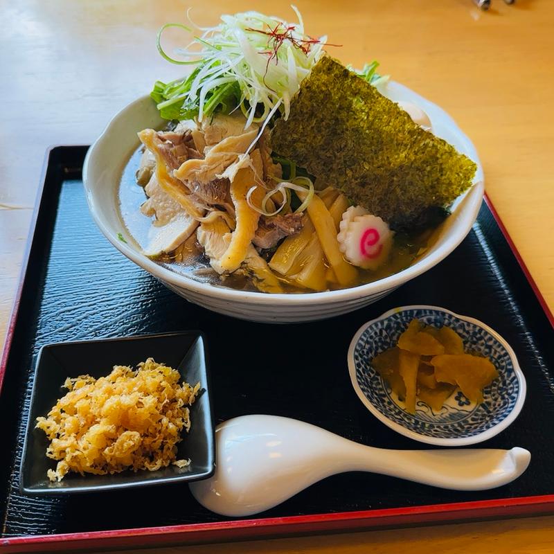 肉そば全部乗せ(そば処 あじこば )