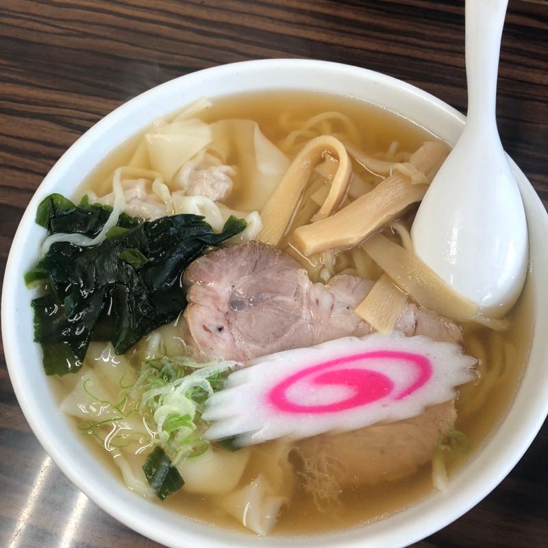 ワンタンメン【手打ち麺】(足利麺 )