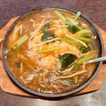 フカヒレあんかけの鉄板チャーハン