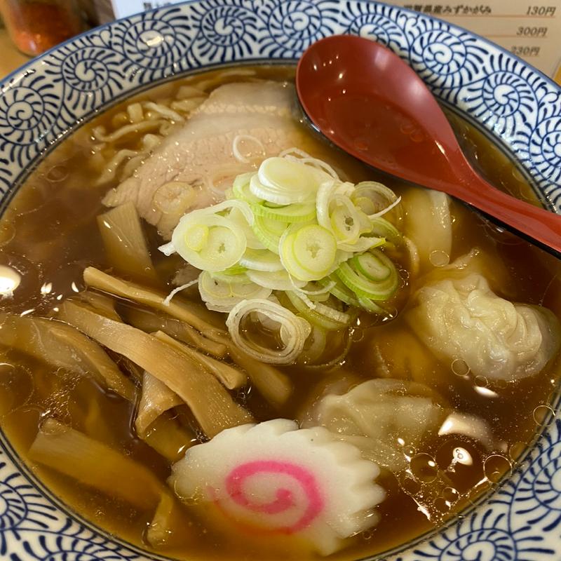 ワンタンメン(手打ちラーメン清仁軒)