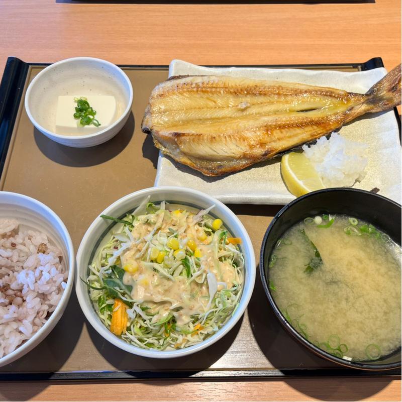 しまほっけ定食サラダ付き(やよい軒 宇都宮御幸本町店 )