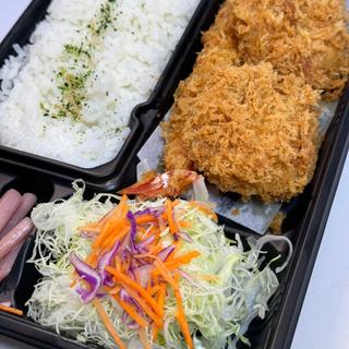 ひとくちヒレかつ・大海老フライ弁当(恵比寿かつ彩店)