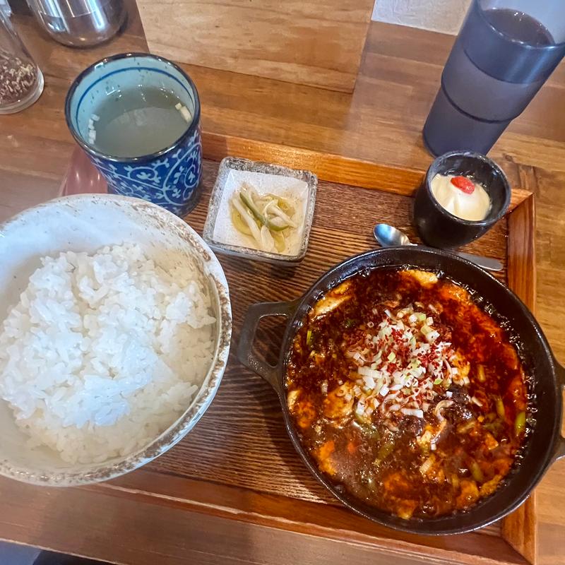 本格四川風麻婆豆腐定食 大盛(麻婆豆腐　かん)