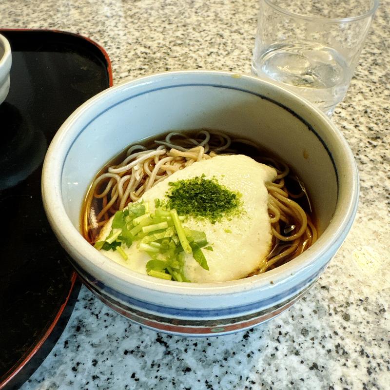 山かけ 小そば(そば処 ぎんや)