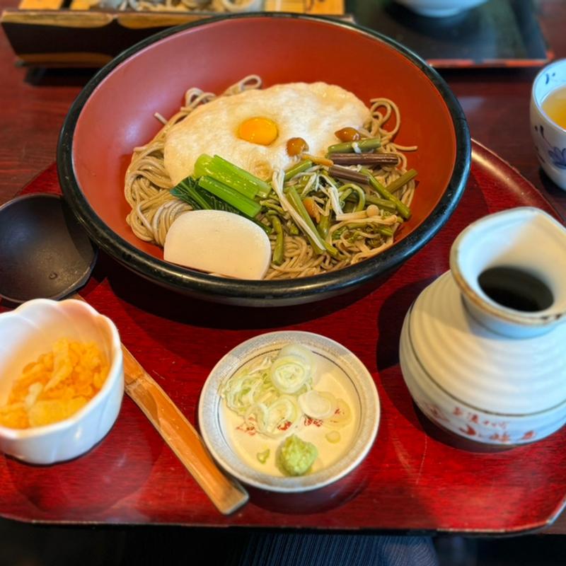 山菜とろろそば(小嶋屋 和亭 )