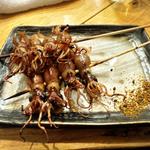 ホタルイカ焼醤油串(大衆酒場 チャン栓チャン)
