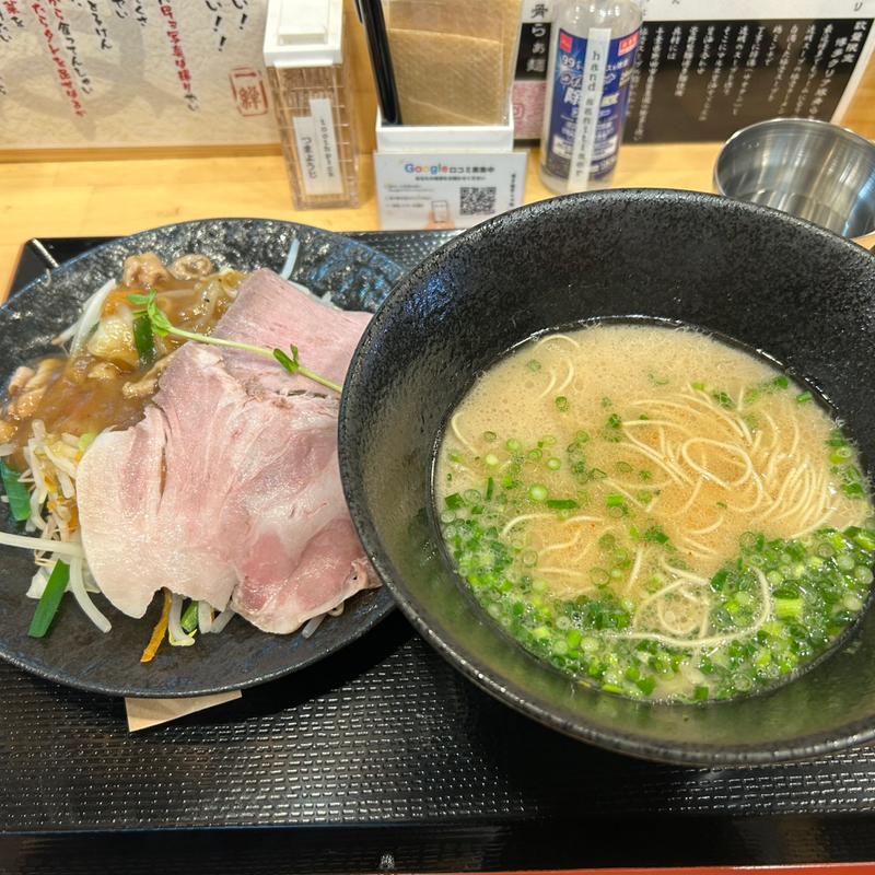 野菜豚骨らぁ麺(博多豚骨ラーメン一絆 御徒町本店)