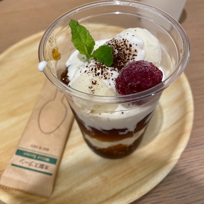 コーヒーゼリーパフェ(アンデルセンカフェ ひろぎんホールディングス本社ビル店)