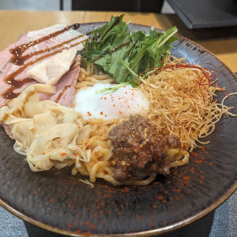 担担麺　汁なし(にぼし担担麺専門店 ☆☆ ふたつぼし)