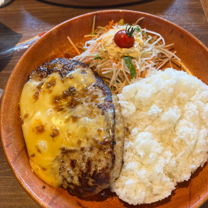 チーズバーグディッシュL(びっくりドンキー松戸店)