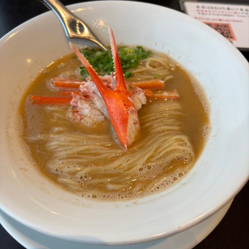 紅ズワイガニらぁ麺シングル(紅ズワイガニらぁ麺 まるはち屋)