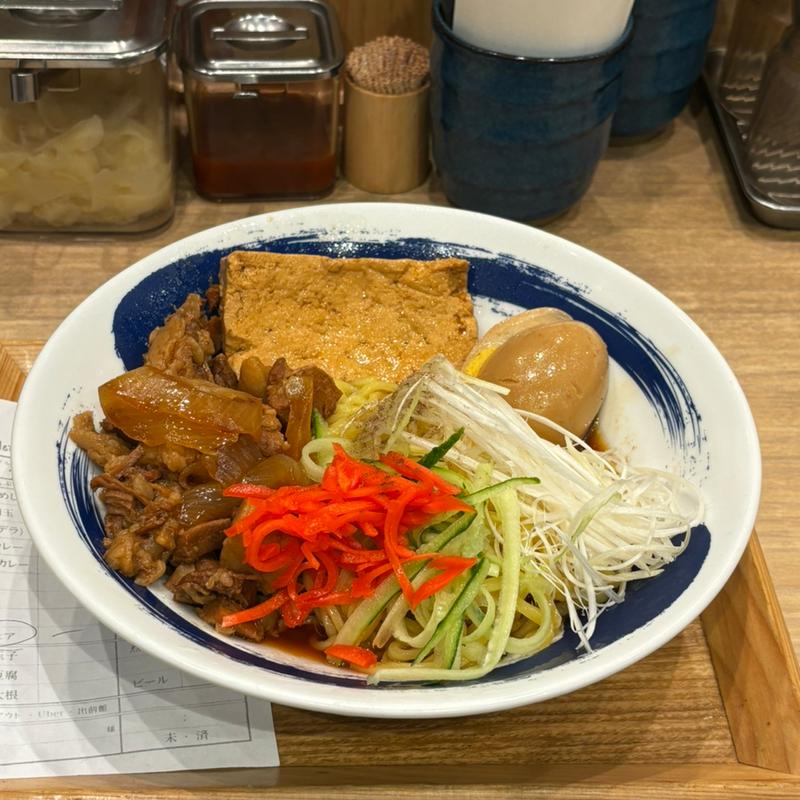 肉冷やし中華(肉めし岡もと 新橋店)