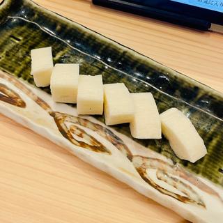 長芋のわさび漬け(廻転鮨 銀座おのでら 息子渋谷店)