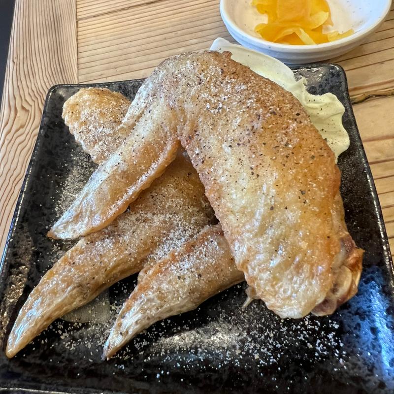 手羽先 塩(とりみそ あみ焼き 地鶏屋 藤方店)