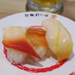 3種の貝食べ比べ(かっぱ寿司 上大岡ミオカ店)