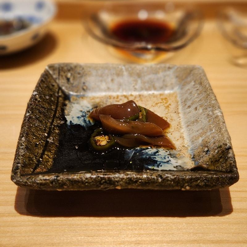 ゲソ山椒漬け(鮨処 池上)