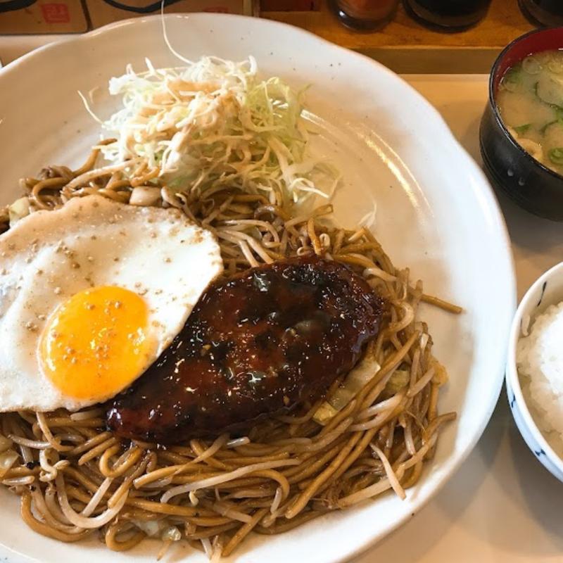 ハンバーグ焼そば(南里2丁目18−8)