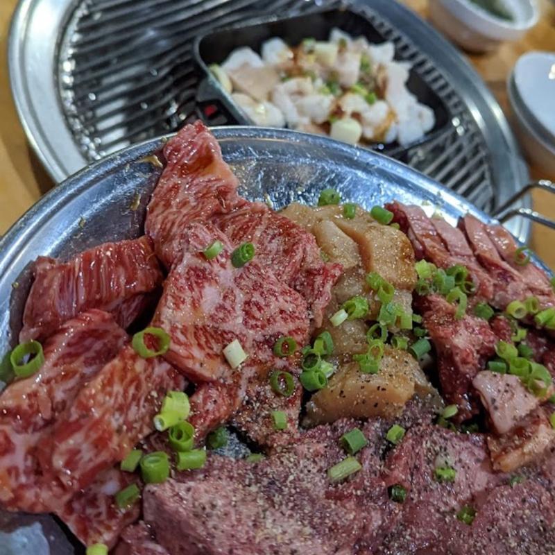 盛り合わせ(焼肉家しまもと)