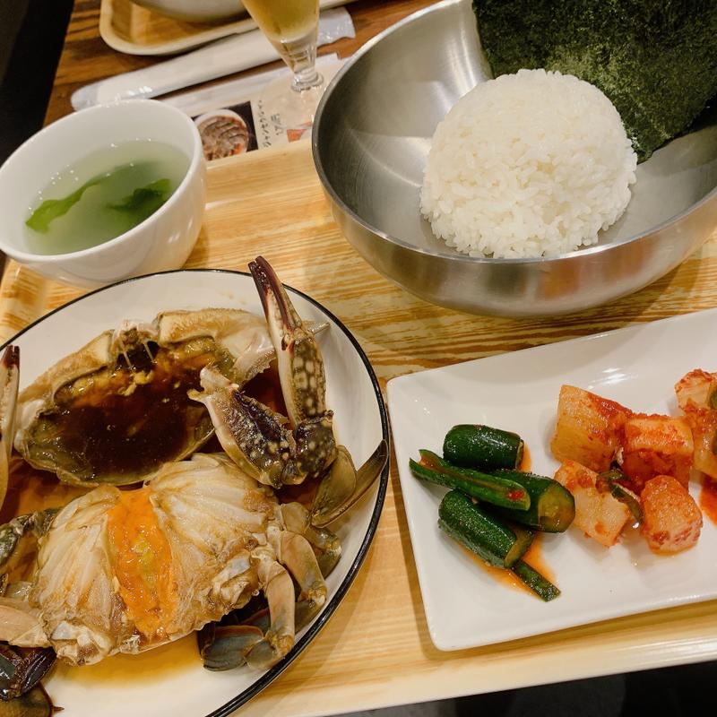 カンジャンケジャンセット(百年の礎 鶴橋本店)