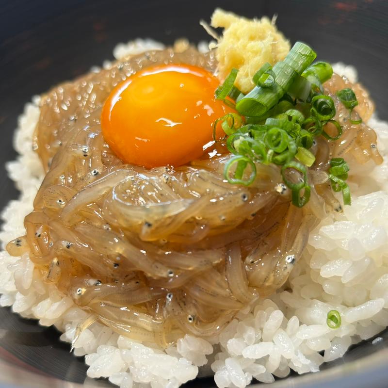 赤富士丼（しらすの沖漬け丼）(田子の浦港 漁協食堂 )