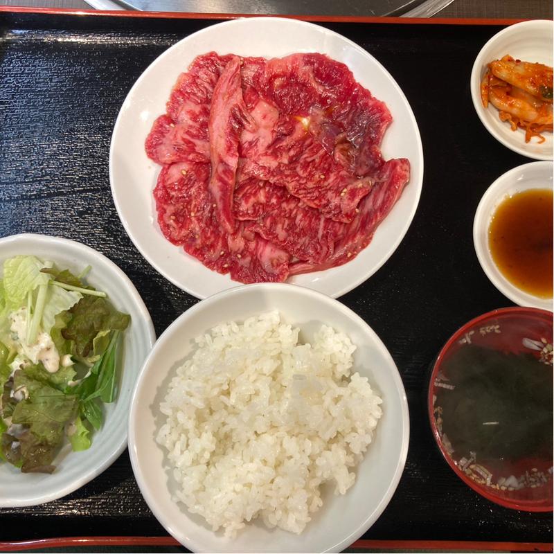 国産牛カルビランチ(焼肉わがんせ)