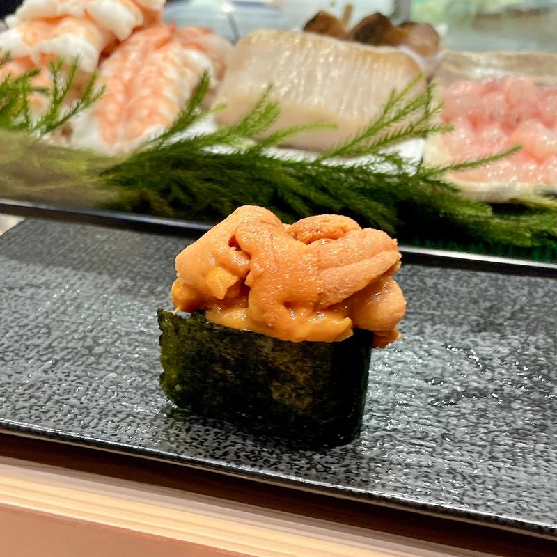 バフンウニ(廻転鮨 銀座おのでら 息子渋谷店)