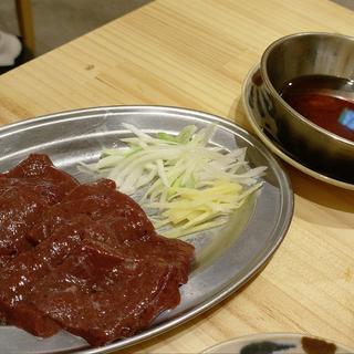 レバーしゃぶしゃぶ(焼肉ホルモン ちゅらロース 亀有店)