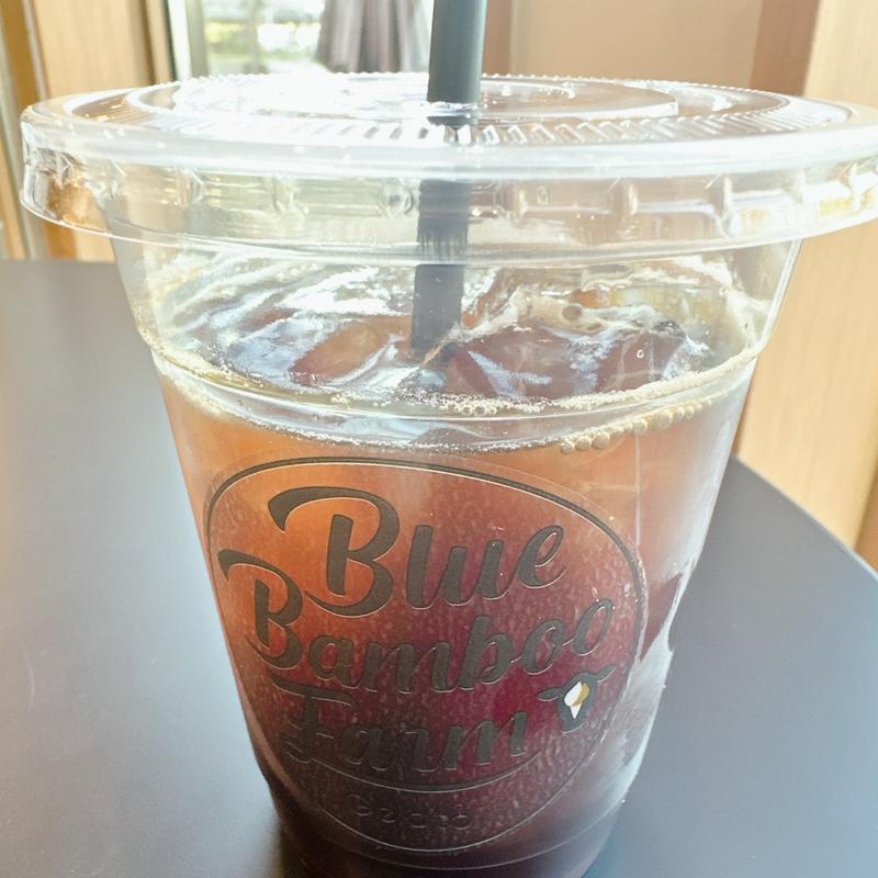 アイスコーヒー(ブルーバンブーファームジェラートアンドカフェ)